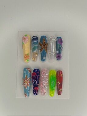Summer Vibes Press On Nails